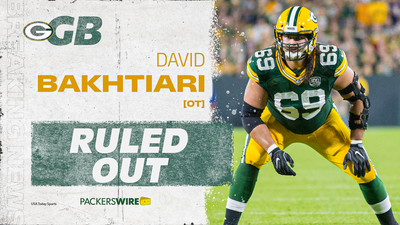 Packers LT David Bakhtiari ruled out vs. Lions, to miss third straight game