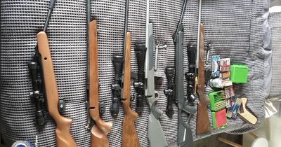 Hunter guns seized in statewide police raids