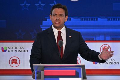 DeSantis slams Trump for missing debate