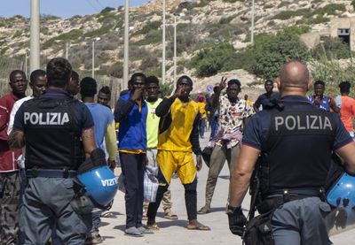 On Lampedusa, the lucky few who made it across the sea live in misery