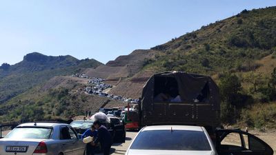Nagorno-Karabakh announces dissolution as more than 75,000 flee separatist enclave
