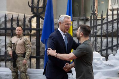 NATO's secretary-general meets with Zelenskyy to discuss battlefield and ammunition needs in Ukraine