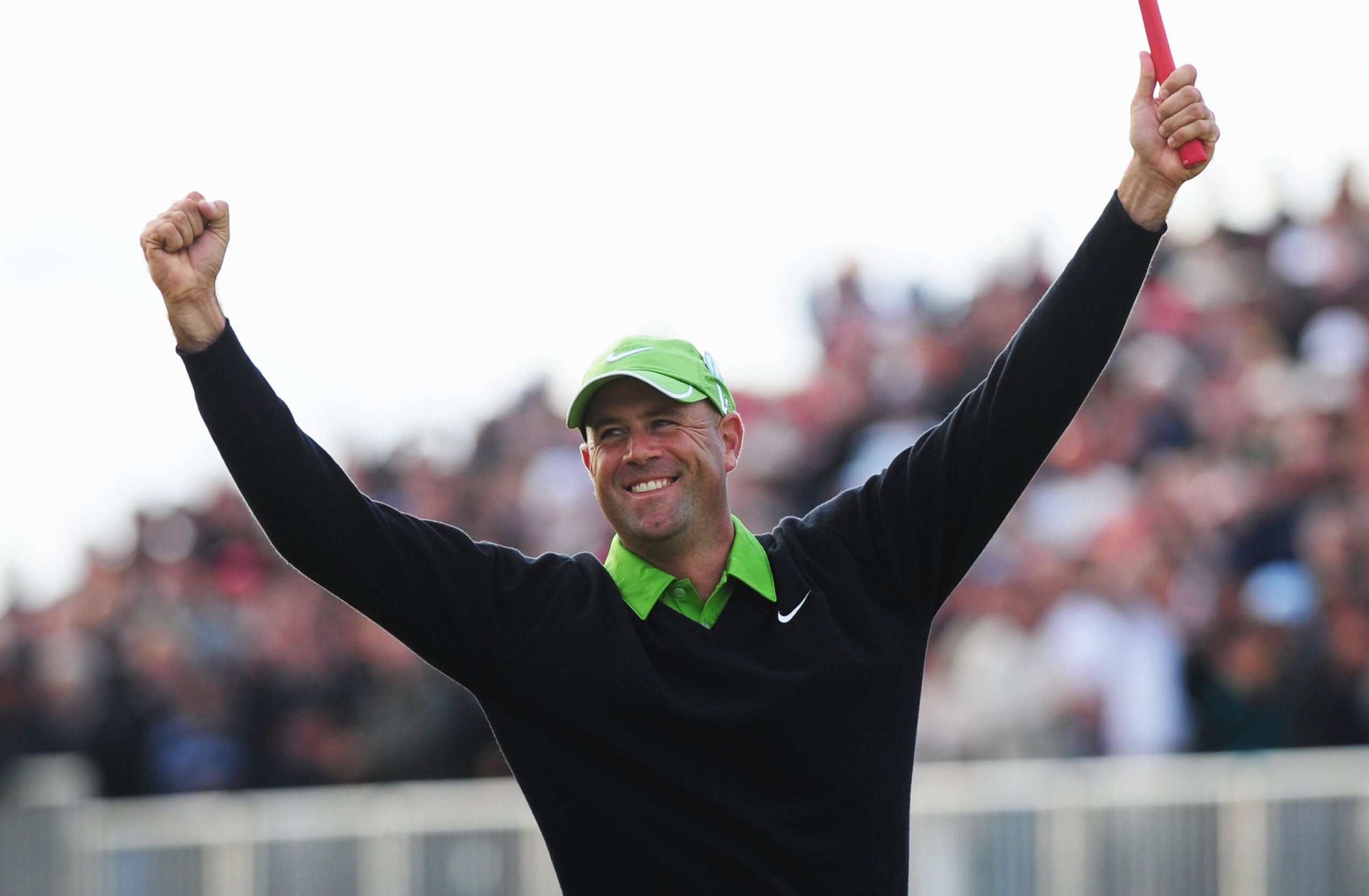 Stewart Cink playing well with wife, Lisa, working as his caddie