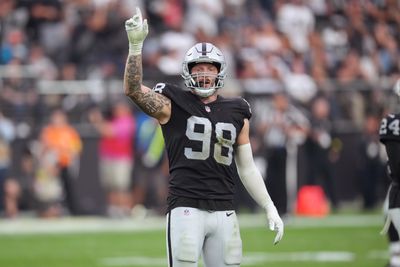 Raiders EDGE Maxx Crosby tied for NFL lead with 19 pressures