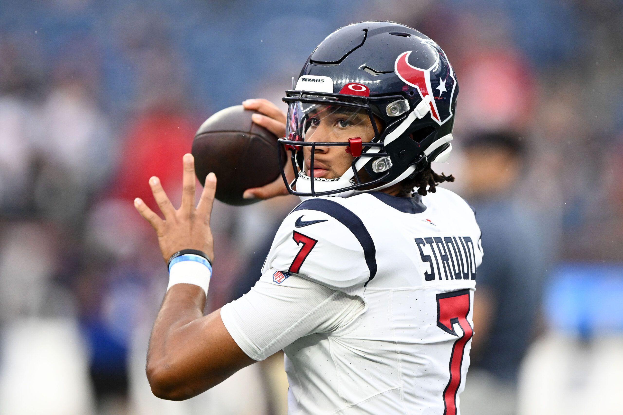 C.J. Stroud throws for 384 yards and two touchdowns in the Texans home  opener against the Indianapolis Colts.