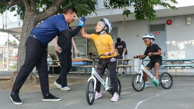 Yamaha And All Kids Bike Get Two Kindergarten Classes Learning To Ride