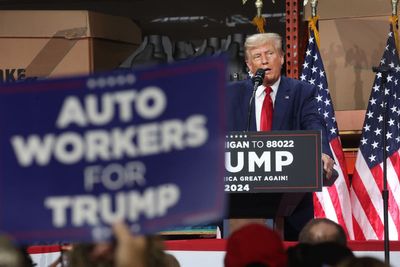 Did Trump fake union turnout at his Michigan rally?