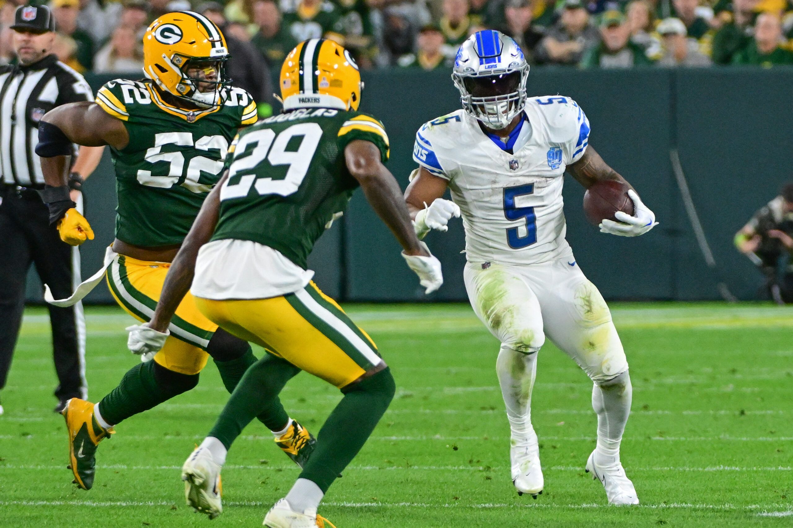 Packers struggling run game faces 'very disruptive' Lions run defense