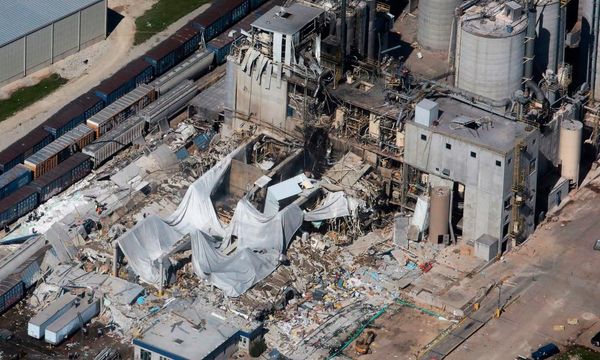 ‘They’re back to making millions’: workers accuse US mill where five died in blast