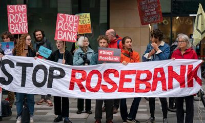 Activists stage Rosebank oilfield protest outside offices of Labour frontbench