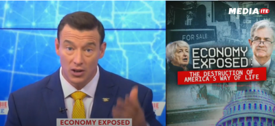 Newsmax host goes on bizarre rant about ‘lizard people’ and digital money