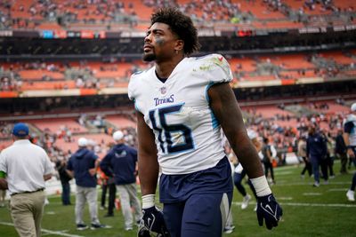 Titans’ Treylon Burks to miss ‘a week or so’ with knee injury