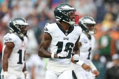 Quez Watkins, Sydney Brown ruled out for Eagles matchup vs. Commanders