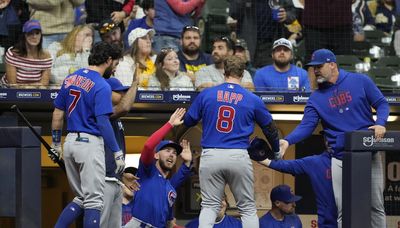 Cubs teetering on brink of elimination after 4-3 loss to Brewers in 10 innings