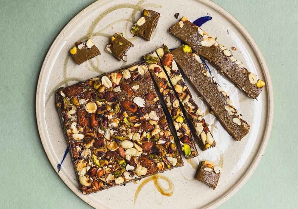 How to use up crystallised honey in homemade halva