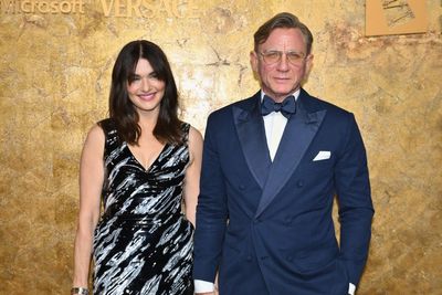 Daniel Craig debuts new quiff hairdo during rare red carpet appearance with wife Rachel Weisz