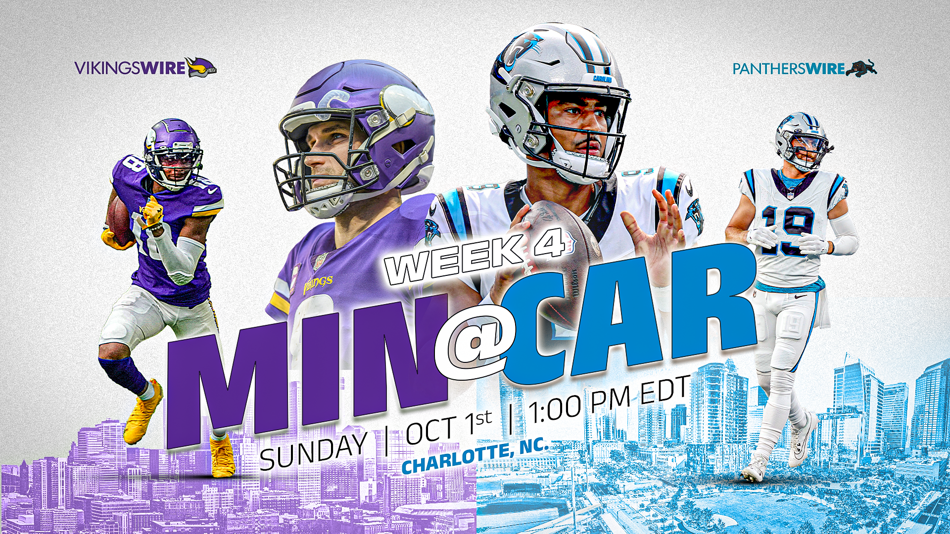 5 reasons for optimism as Vikings face Panthers in Week 4