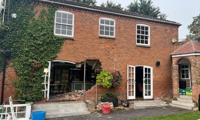 Restaurant owner in UK ‘lost for words’ after digger rams into historic building