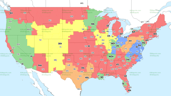 Eagles vs. Commanders broadcast map: Will you be able to watch on