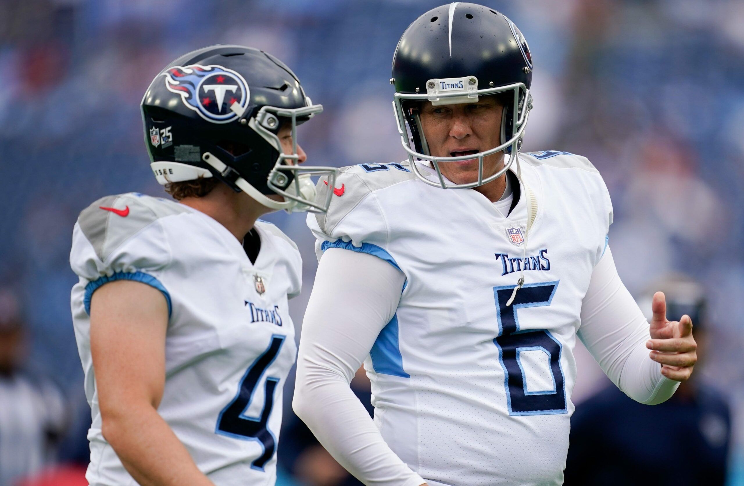 Titans Punter Brett Kern Talks Competition with Ryan Stonehouse 