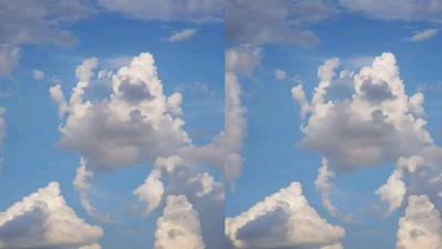 Optical Illusion: You have the strongest vision if you can tell which footballer is hiding among the clouds