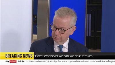 Michael Gove calls for tax cuts ahead of the next election despite Chancellor ruling them out