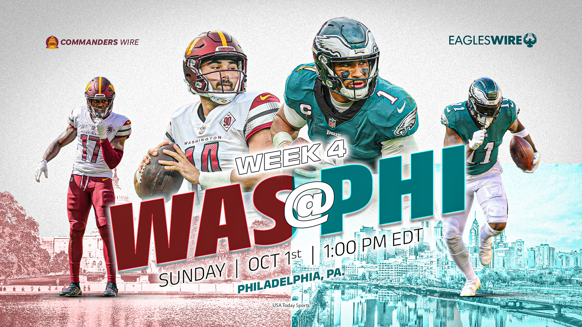 Eagles vs Commanders Game Watch Tickets, Sun, Oct 1, 2023 at 1:00