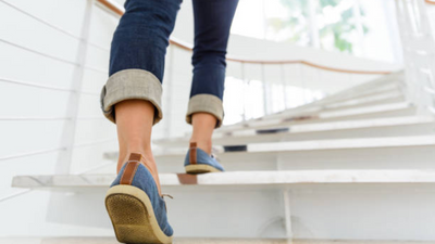 “Walking up 5 flights of stairs daily can cut down heart disease risk”