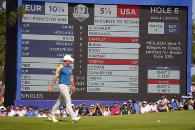 Europe on track as big guns fire early in Ryder Cup singles
