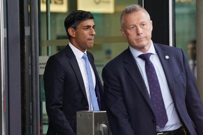 'You're not welcome!': Rishi Sunak heckled as he enters Conservative Party conference
