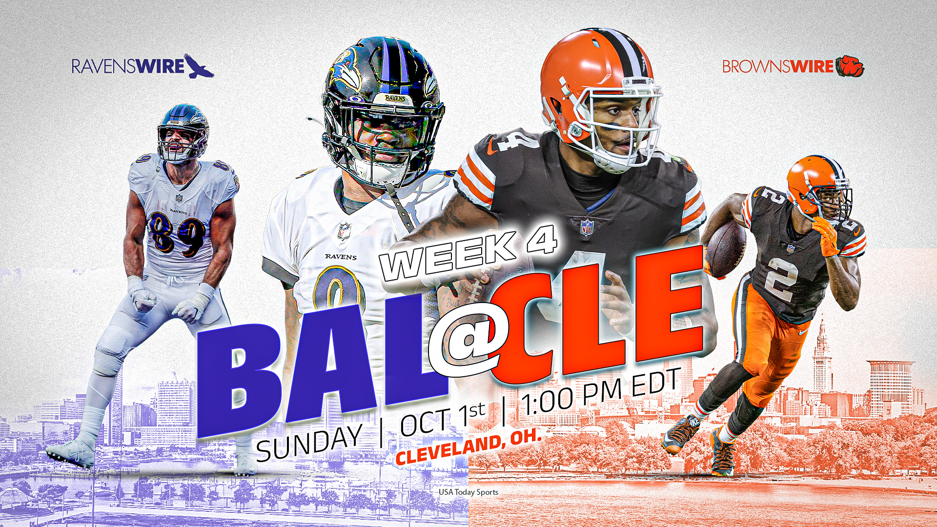 Cleveland Browns vs. Baltimore Ravens: How to Watch, Listen and