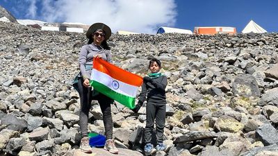 8-year-old ‘mountain boy’ from Ongole hikes to second base camp of Mt. Ararat in Turkey