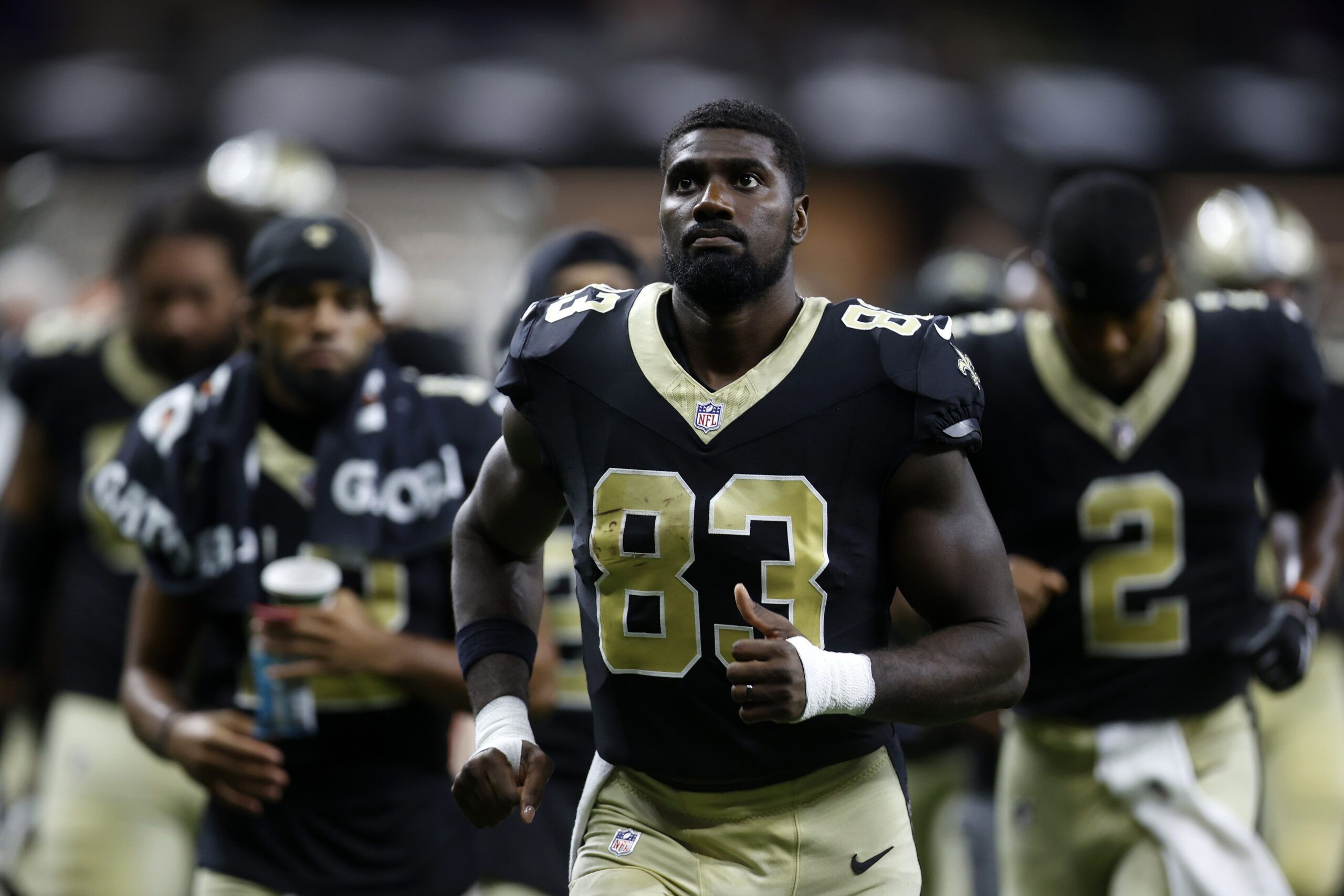 Saints say Juwan Johnson is questionable to return vs.… Saints say Juwan Johnson is questionable to return vs.…
