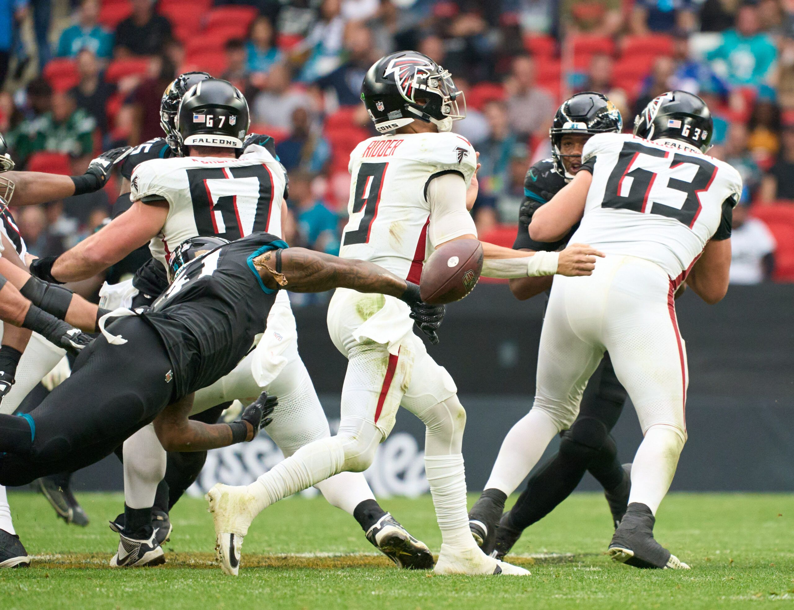 Atlanta Falcons OL Has 'Much Better Intent' vs. Jaguars, but Sack