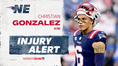 Patriots CB Christian Gonzalez questionable to return with shoulder injury