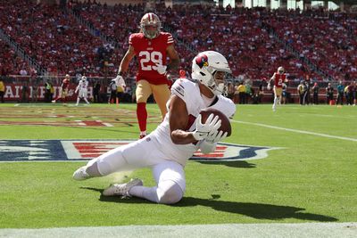 WATCH: Cardinals WR Michael Wilson scores 1st NFL TD vs. 49ers