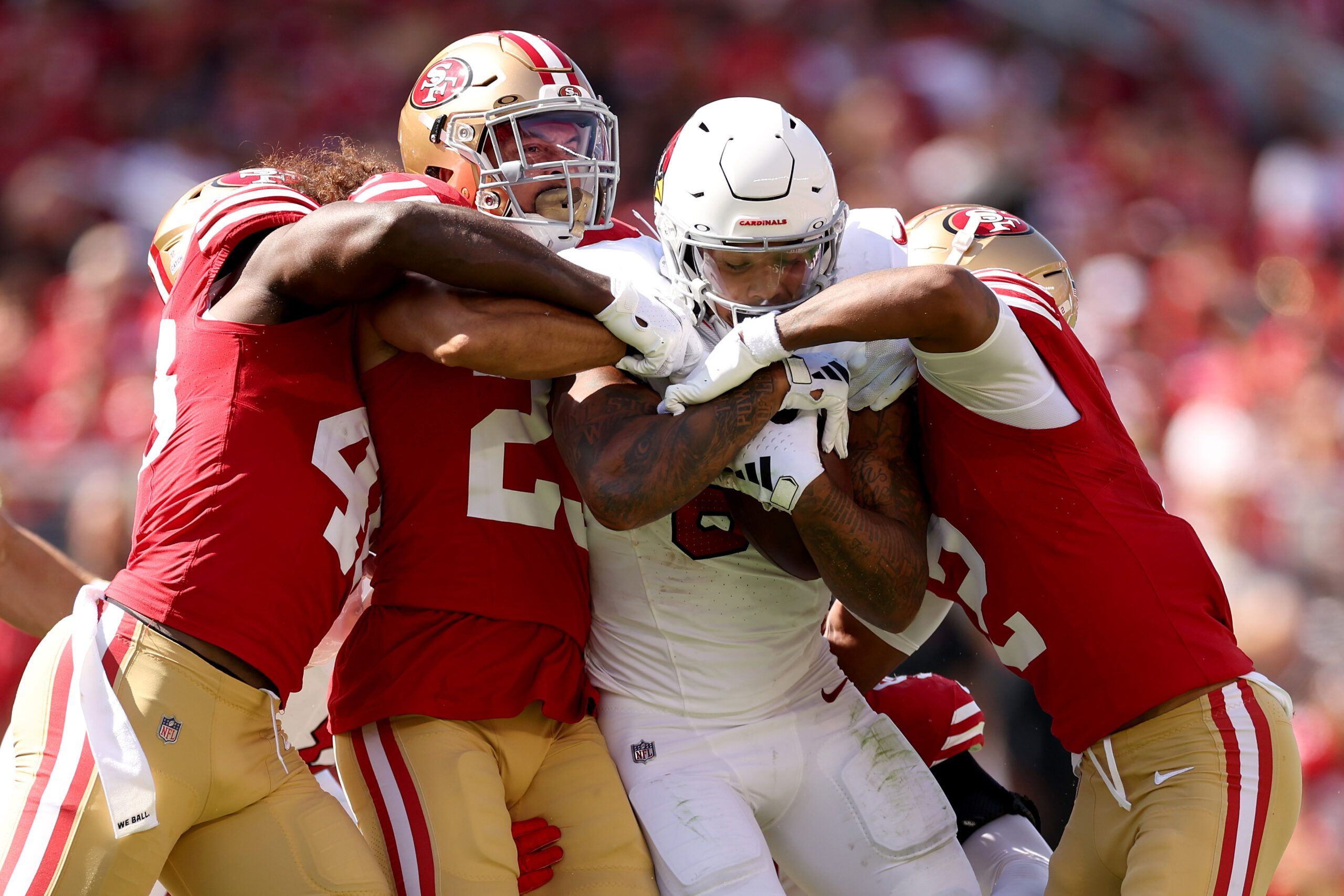 Studs and Duds from 49ers' 35-16 divisional win over Cardinals in Week 4