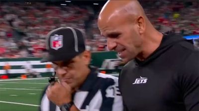 Robert Saleh Went Off on Official After Possible Game-Deciding Penalty Called on Jets