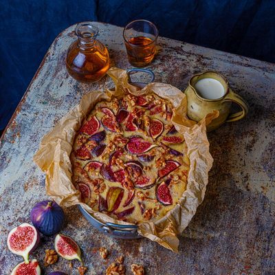 Joe Trivelli’s fig and walnut pudding recipe