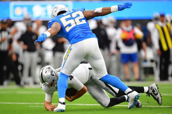 Westwood grad Khalil Mack sets Chargers record with six-sack game