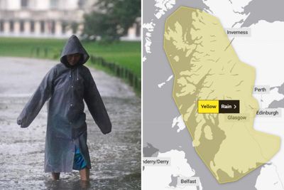 'Heavy rain' warning issued for large parts of Scotland with chance of flooding