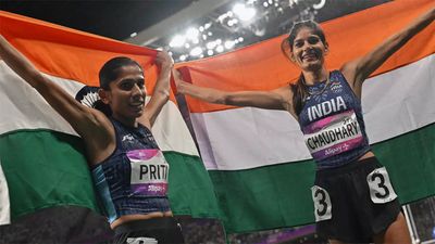 Asian Games: Parul, Priti bag silver and bronze in 3000m steeplechase; Ancy wins silver in long jump