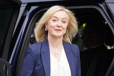 Liz Truss met by sweeping queues at Tory conference as she calls for tax cuts