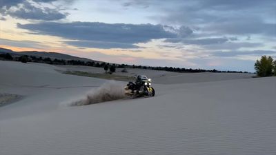 What Happens When You Take A Honda Gold Wing Off Road In Sand?