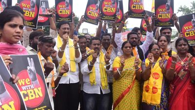 Police probe use of handcuffs by TDP leaders during protest against Naidu’s arrest