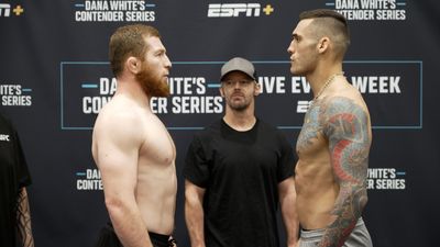 Dana White’s Contender Series 65 faceoff highlights video, photo gallery from Las Vegas