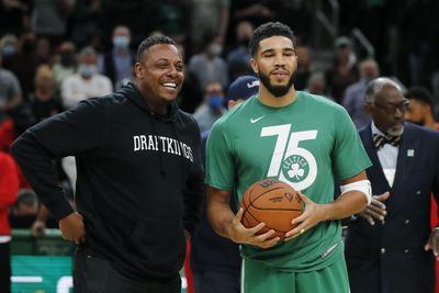 Jayson Tatum on what he spoke to Paul Pierce about in their shared workouts
