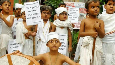 Gandhian values to foster in kids since early childhood