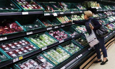UK food prices fall in September for first time in two years, figures show