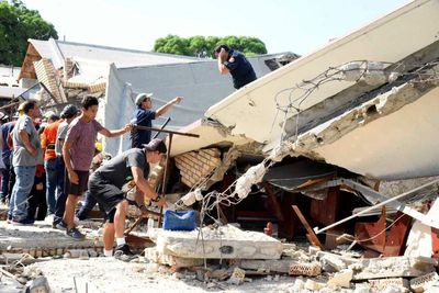 11 people are dead after Mexico church roof collapses. No more people believed buried in rubble